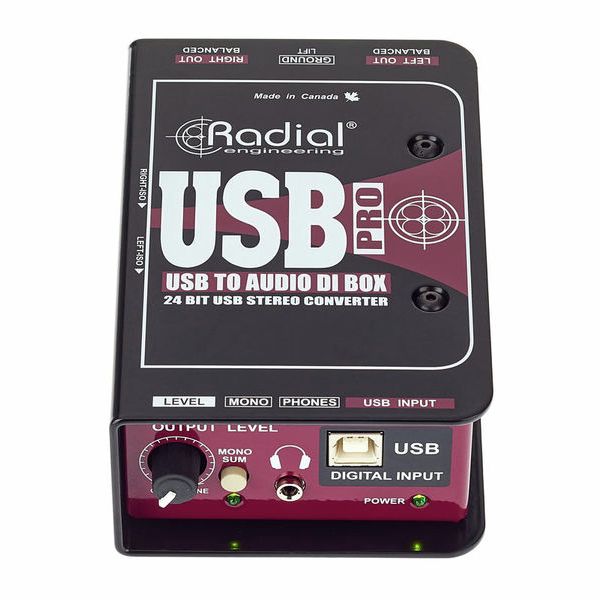 Radial USB Pro 24 Bit - Spartan Music