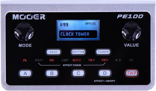Mooer PE100 Portable Multieffects