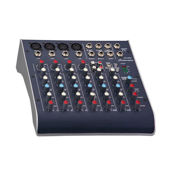 Studiomaster C2-4 4CH Compact Mixer 8 input / 4 Mic / 2 Stereo / 2bandEQ
