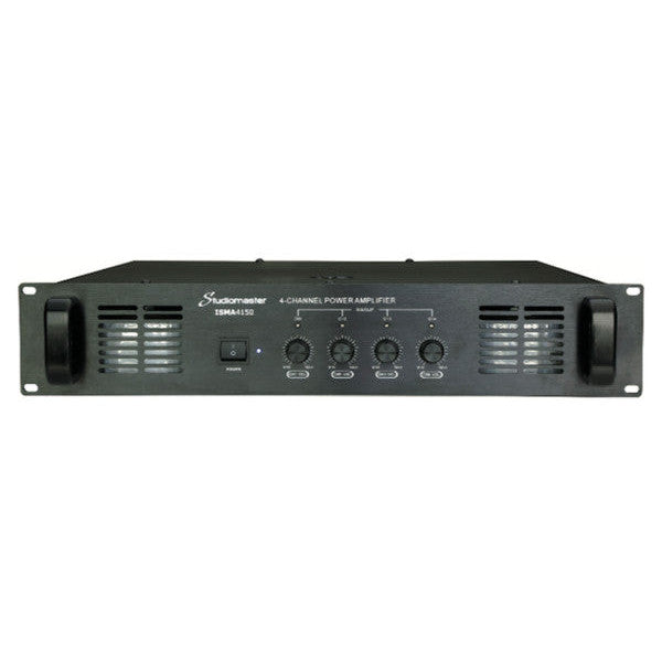 Studiomaster ISA4150 4x150W Power Amp 4in/4out
