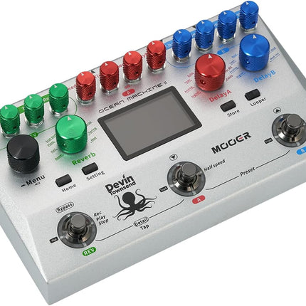 Mooer Ocean Machine II Delay & Reverb Pedal