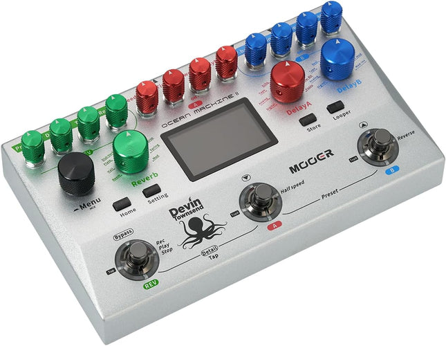 Mooer Ocean Machine II Delay & Reverb Pedal