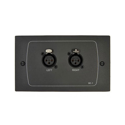 Cloud BE-1B Dual Balanced Input Plate - Black