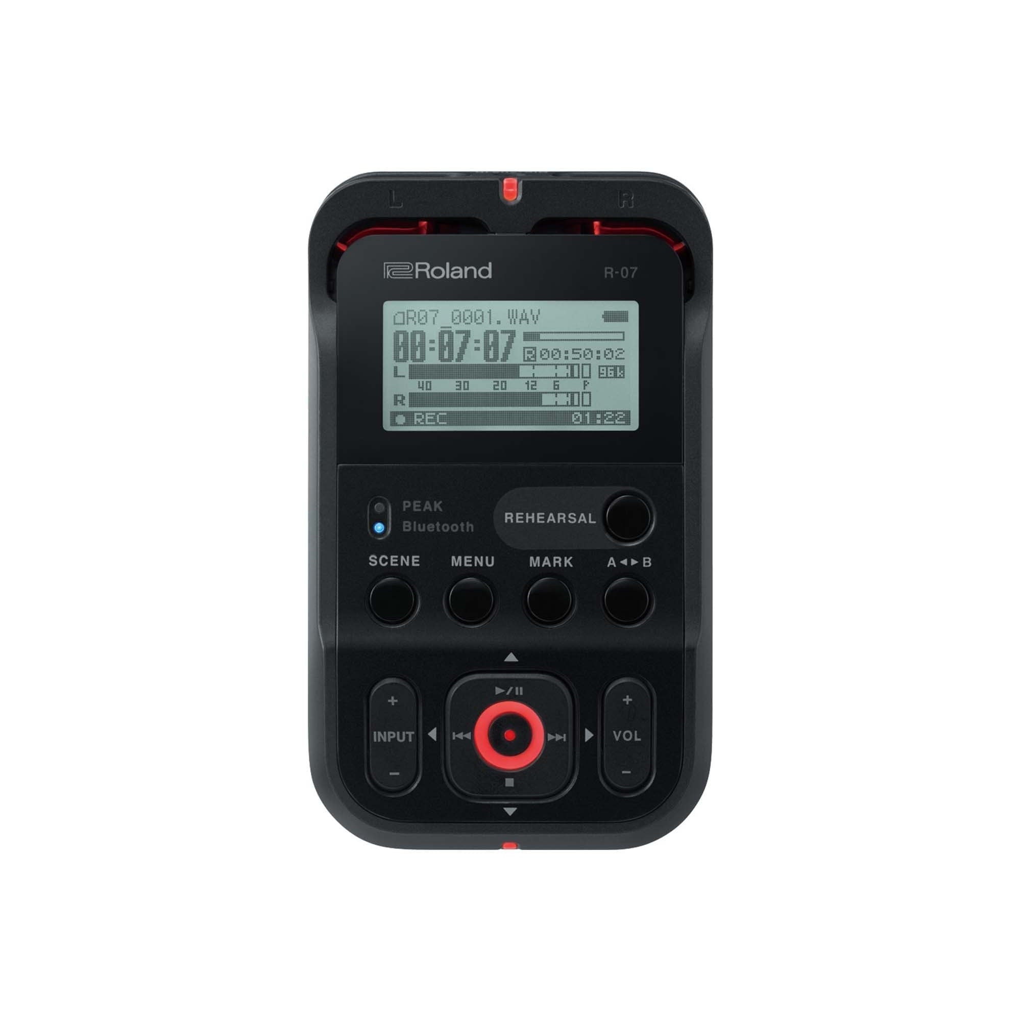 Roland R-07 Black Digital Recorder – Spartan Music