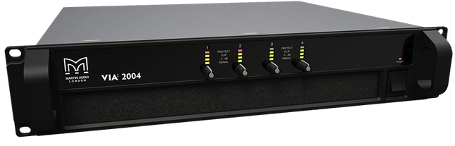 Martin Audio VIA2004 4 Channel Class D 4x500W @ 4Ω Power Amp 2U