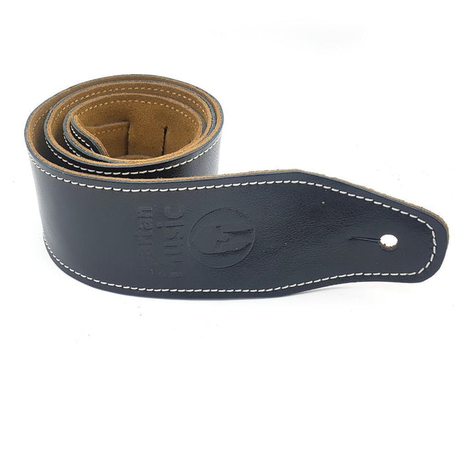 Accessory - Black Leather Guitar Strap