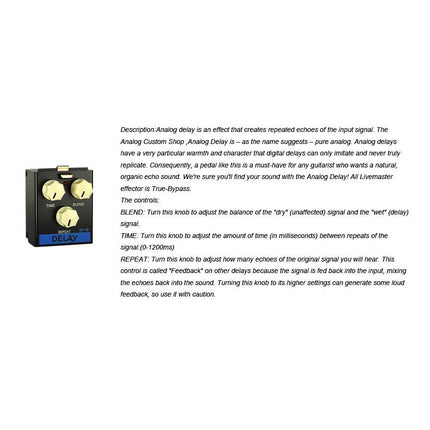 Biyang Livemaster LM-4 / LM-7 / LM-10 Switch Looper Pedal