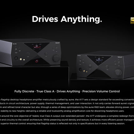 Aune A17 Class-A Headphone and Preamplifier