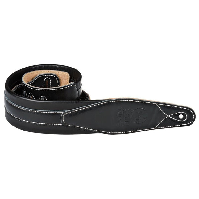 Black Padded Guitar Strap - Spartan Music
