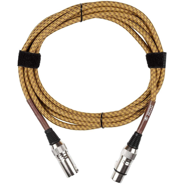 Braided 3m Microphone XLR Cable - Spartan Music