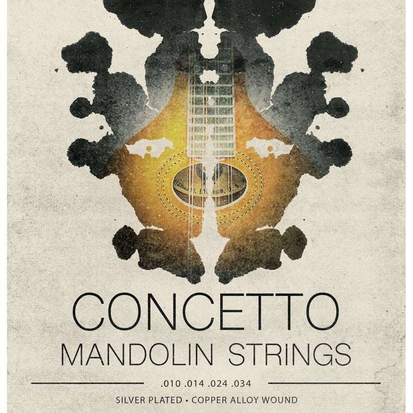 Concetto Light Mandolin Strings .010 - .034 - Spartan Music
