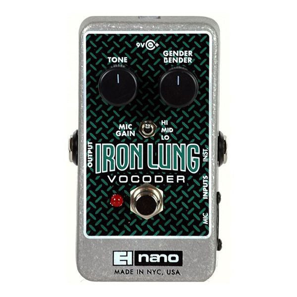 vocoder pedal Electro Harmonix Iron Lung Vocoder Pedal – Spartan Music