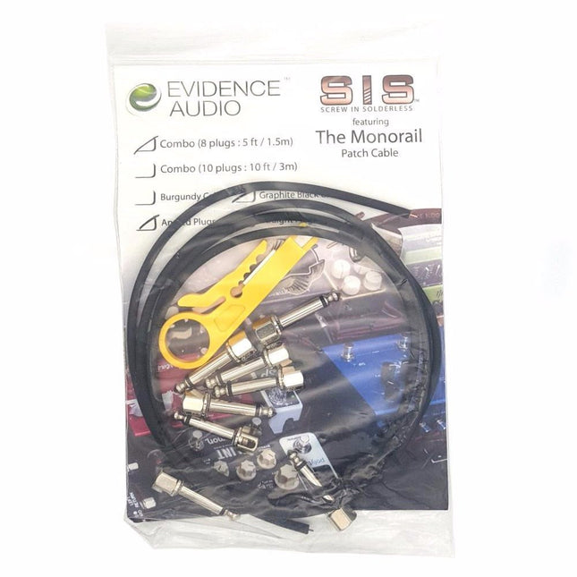 Evidence Audio SIS Kit Right Angle 3m Black - Spartan Music