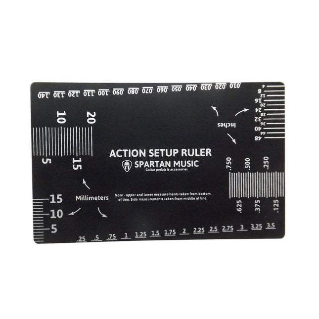 Guitar Gauge Action Setup Ruler - Spartan Music
