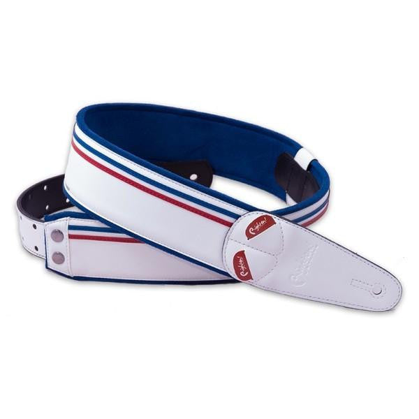 Right On! White Racer Strap - Spartan Music
