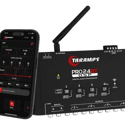 Taramps Pro 2.4BT Bluetooth 2-Channel Car Amplifier