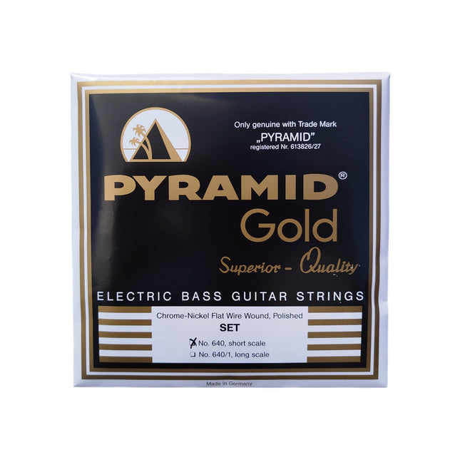 Pyramid Gold Electric Bass Guitar Strings Short Scale 640 .040 - .100