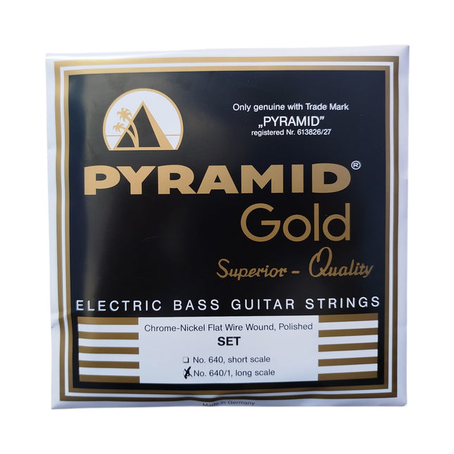 Pyramid Gold Electric Bass Guitar Strings Long Scale 640/1 .040 - .105