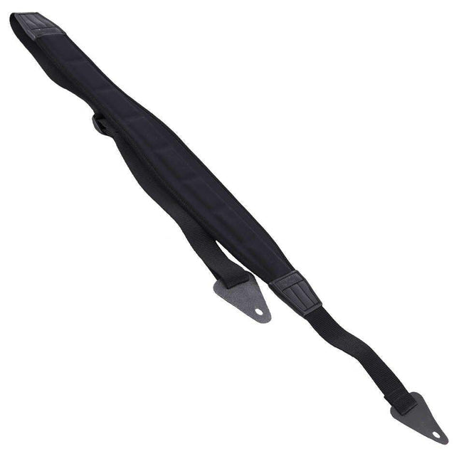 Extra Padded Foam Black Guitar Strap - Spartan Music