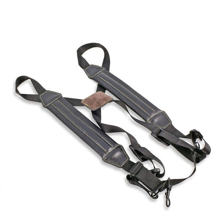 Leather Adjustable Padded Saxophone Harness Strap - Spartan Music