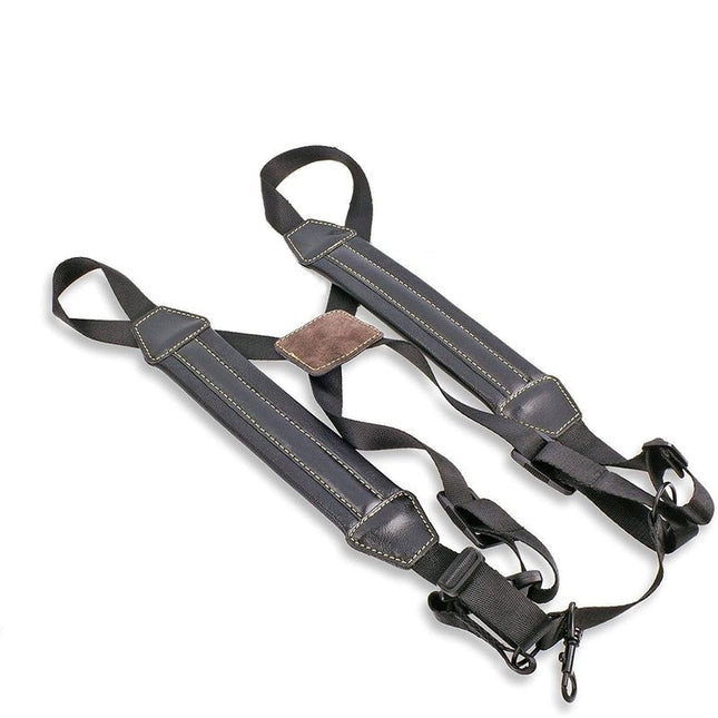 Leather Adjustable Padded Saxophone Harness Strap - Spartan Music