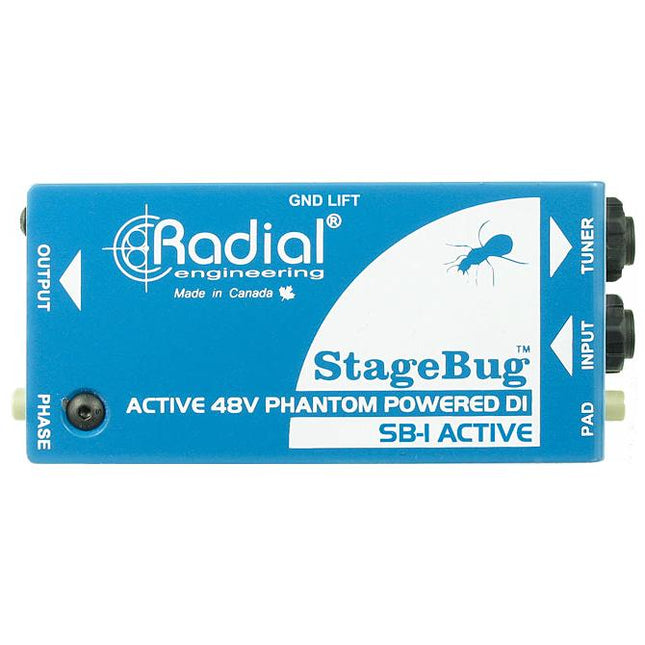 Radial StageBug SB-1 Active DI Box - Spartan Music